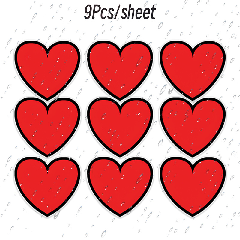 item picture love heart symbol icon durable stickers suitable for laptops helmets motorcycles cars guitars and motorbikes