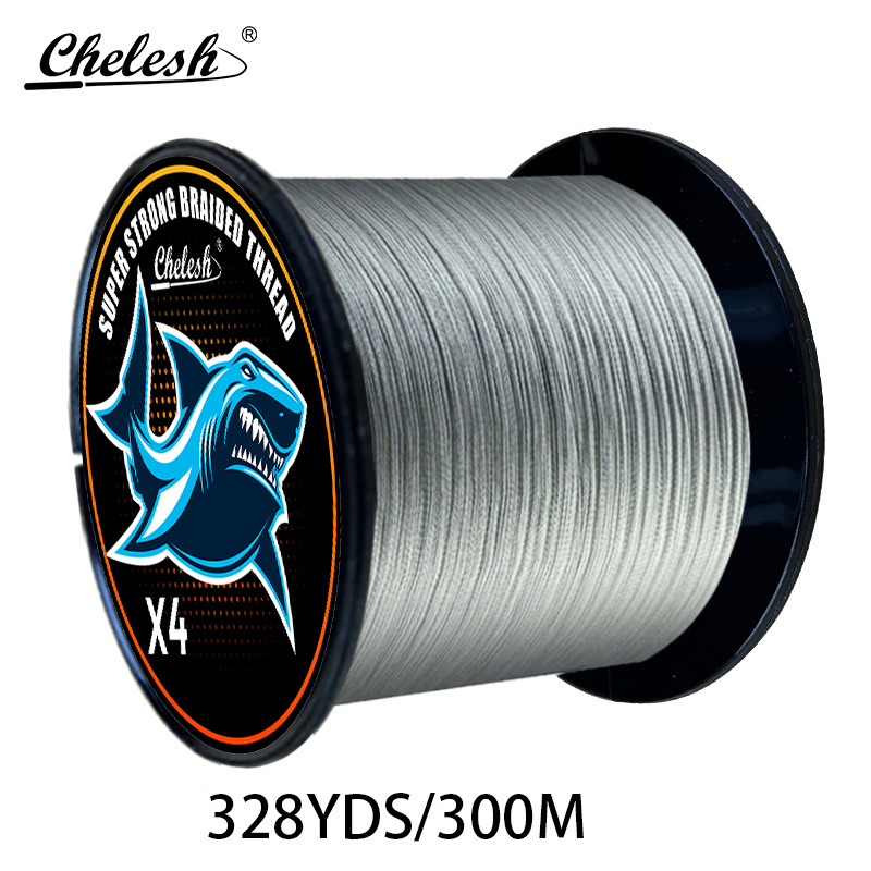 21x braided fishing line, 300 meters/328 yards, 21 strands, wear