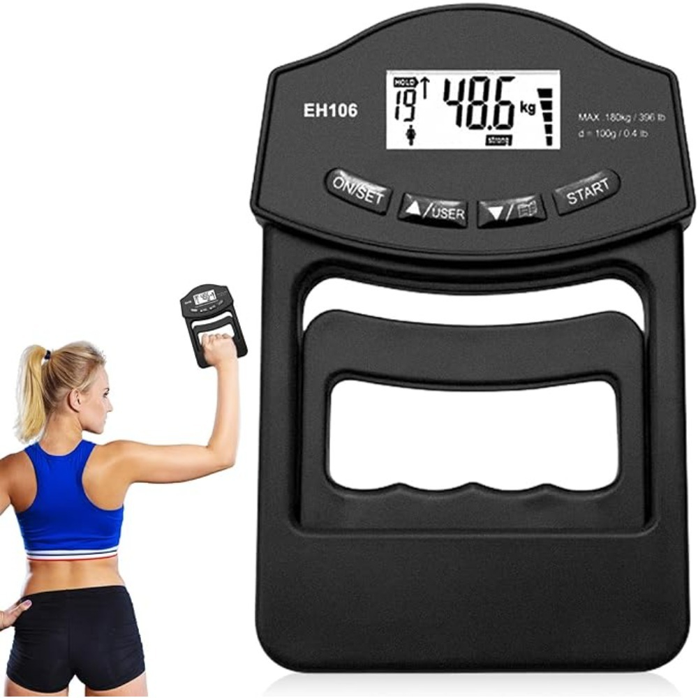 High Quality 1pc Manual Grip Strength Trainer, 396lb/180kg, , Displaying 19 Data Continuously.