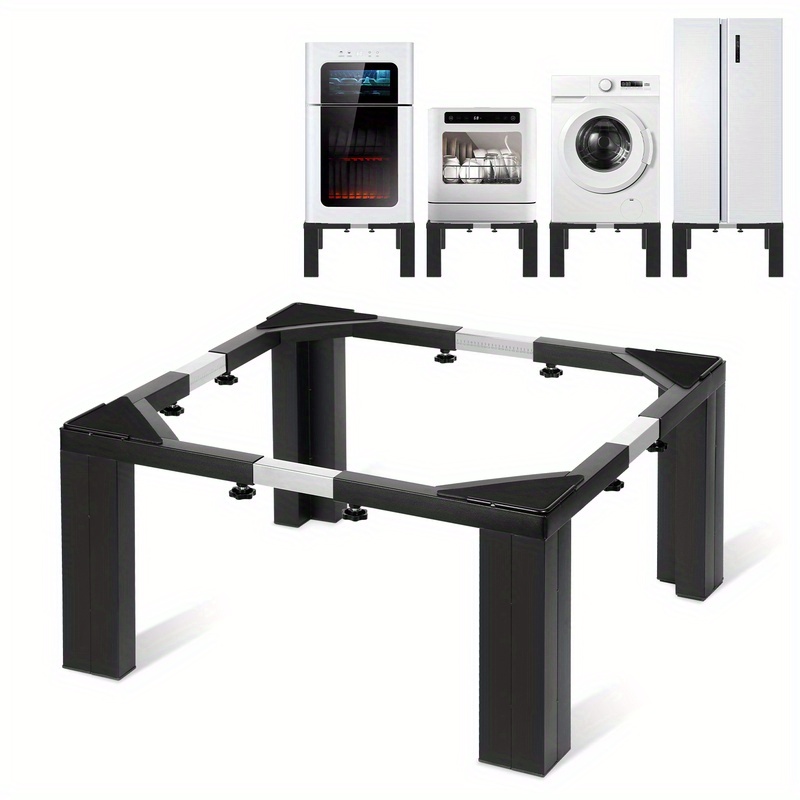 TEMU Washing Machine Base Stand Washing Machine Pedestal 50x50x30 Cm For Washing Machine And Dryer Universal Washing Machine Platform Up To 1000 Lbs