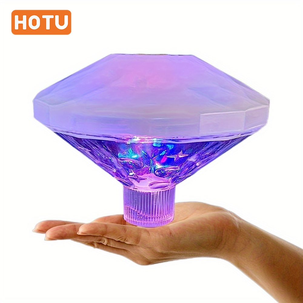 Image of 1 Pack /2 Pack Floating Pool Lights, Ip67 Pool Lights For Inground Pool, Festival Lights Upper And Lower Color Changing, Colorful Floating Swimming Pool Lights For Pond Disco Or Pool Party