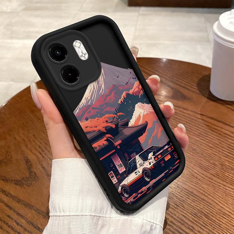 for blu view 5 (b160v) / blu view 5 pro 5g (b170d) phone case, robotic with  magnetic support car mount stand holder cover - cell phones & accessories -  Temu