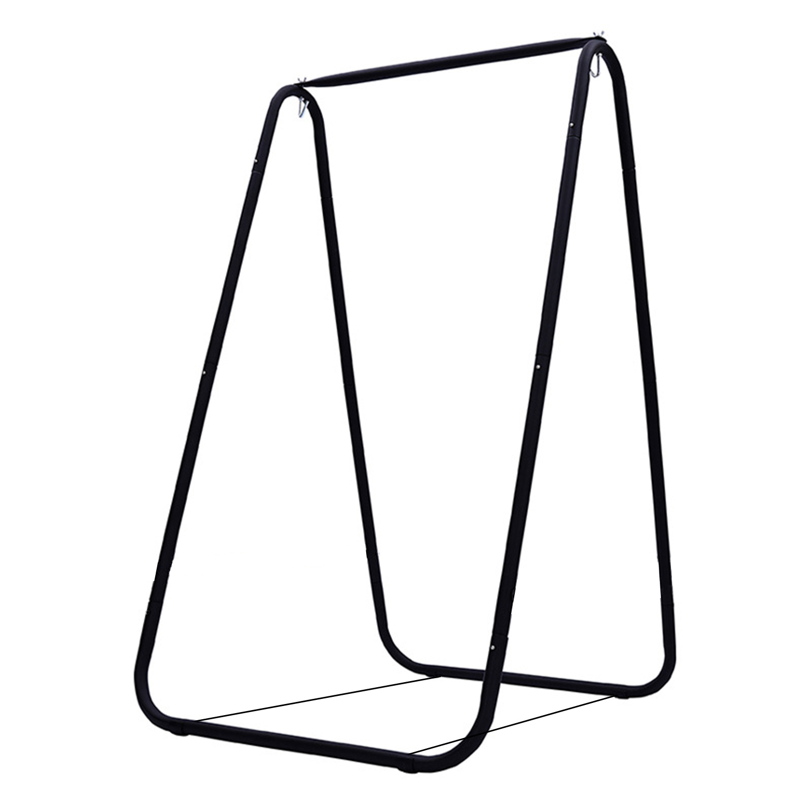 TEMU Support de chaise robuste en métal, cadre de chaise d'extérieur, cadre de chaise balançoire pour balcon intérieur, avec patins en caoutchouc