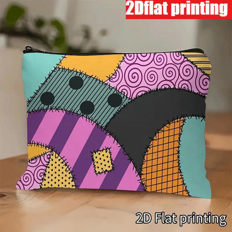 TEMU Sac de rangement 1 pièce au design élégant Sally Ragdoll imprimé en 2D plat, fabriqué avec un matériau durable et doté d'une fermeture éclair,