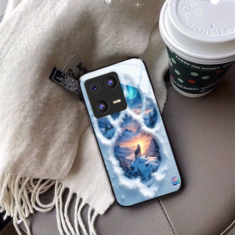 etui na telefon: premium modne etui ze szkła hartowanego z wzorem szarego   o wschodzie słońca, kompatybilne z xiaomi 14/14t/  ultra/poco x4 pro/poco x7/m4 pro/m5/m6/m7 pro/f7 pro/x7 pro/c61/c75/redmi a1/a3/a4/a5/12c/13/14c/note 10/note 11/note 12/note 13. wysokiej jakości etui ochronne