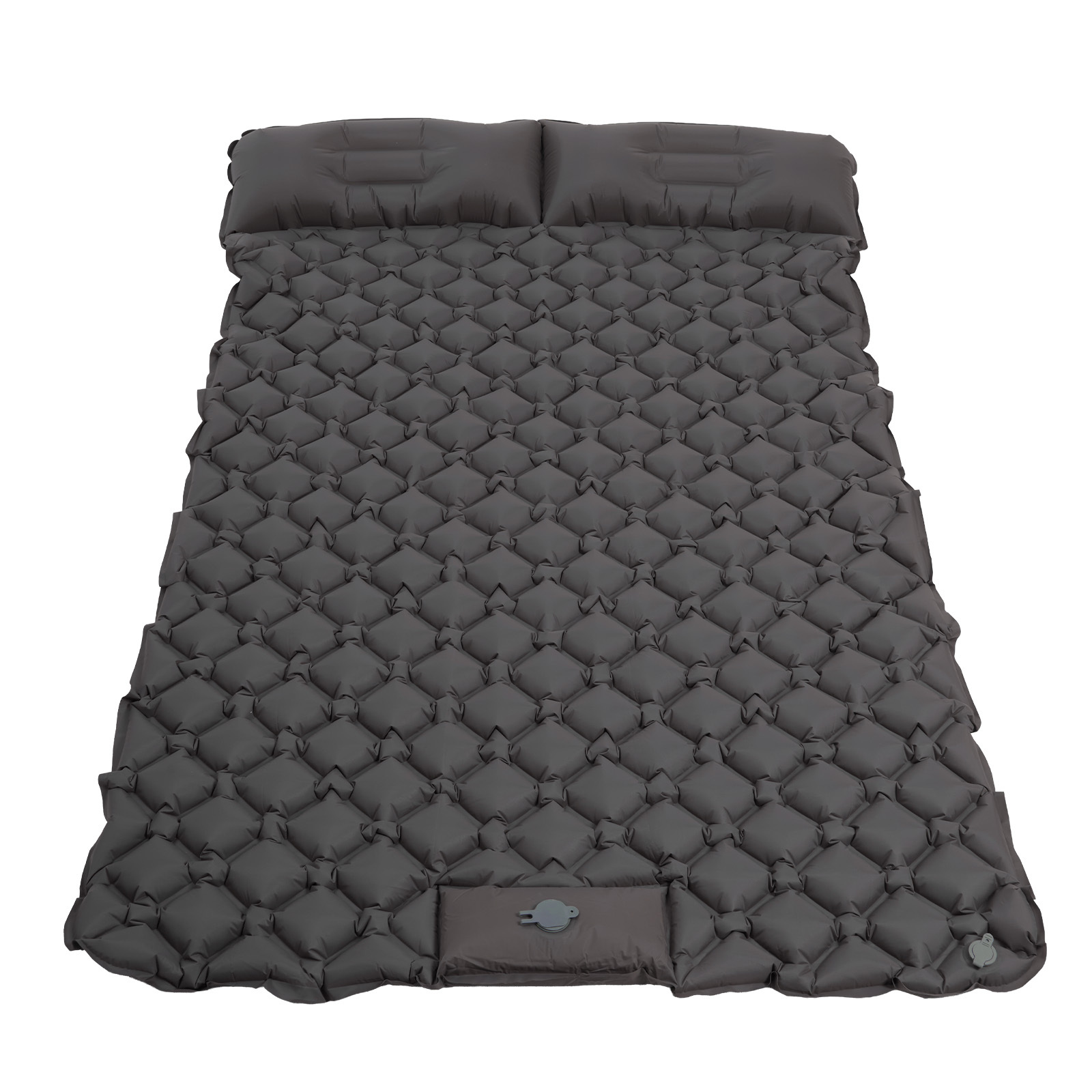 Camping Double Sleeping Pad - Camping Inflatable Sleeping Pad With Foot Pump, Compact Inflatable Portable Mat For Backpacking, Hiking, Car Travel, Beach, And Tent