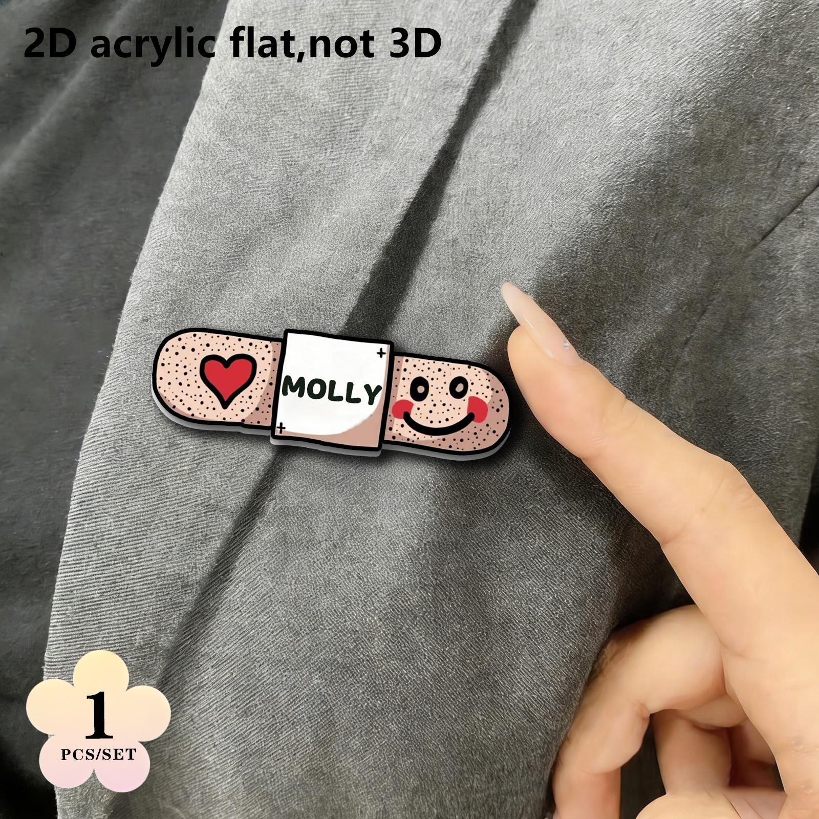 TEMU Placas de Personalizadas y Divertidas - Insignias de Acrílico Estilo Pin A Medida para , Enfermeras, , , Internos - //Diseños para Insignias,