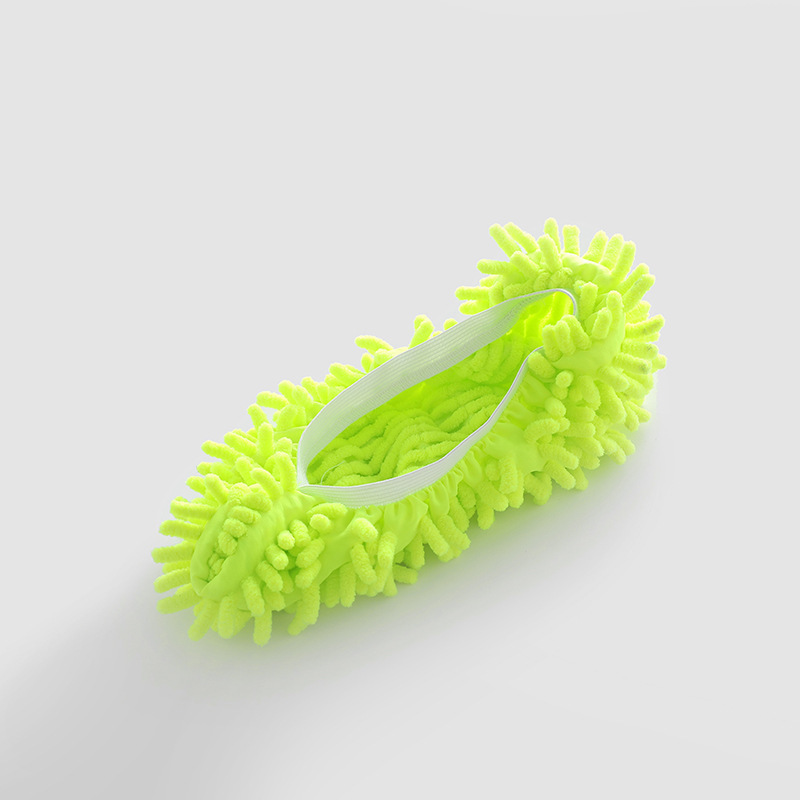 Image of 1pc Lazy Mop Slippers Reusable Detachable Washable Chenille Dust Mop Shoes Cover For Floor Cleaning No Electricity Household Cleaning Tool For Living Room Bedroom