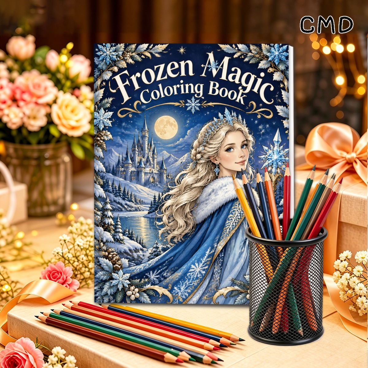 TEMU Magic Creativity Coloring Pages, Stress Relaxing Artwork And Fun Crafts, Perfect Gift For Birthdays Christmas Halloween Thanksgiving Holiday