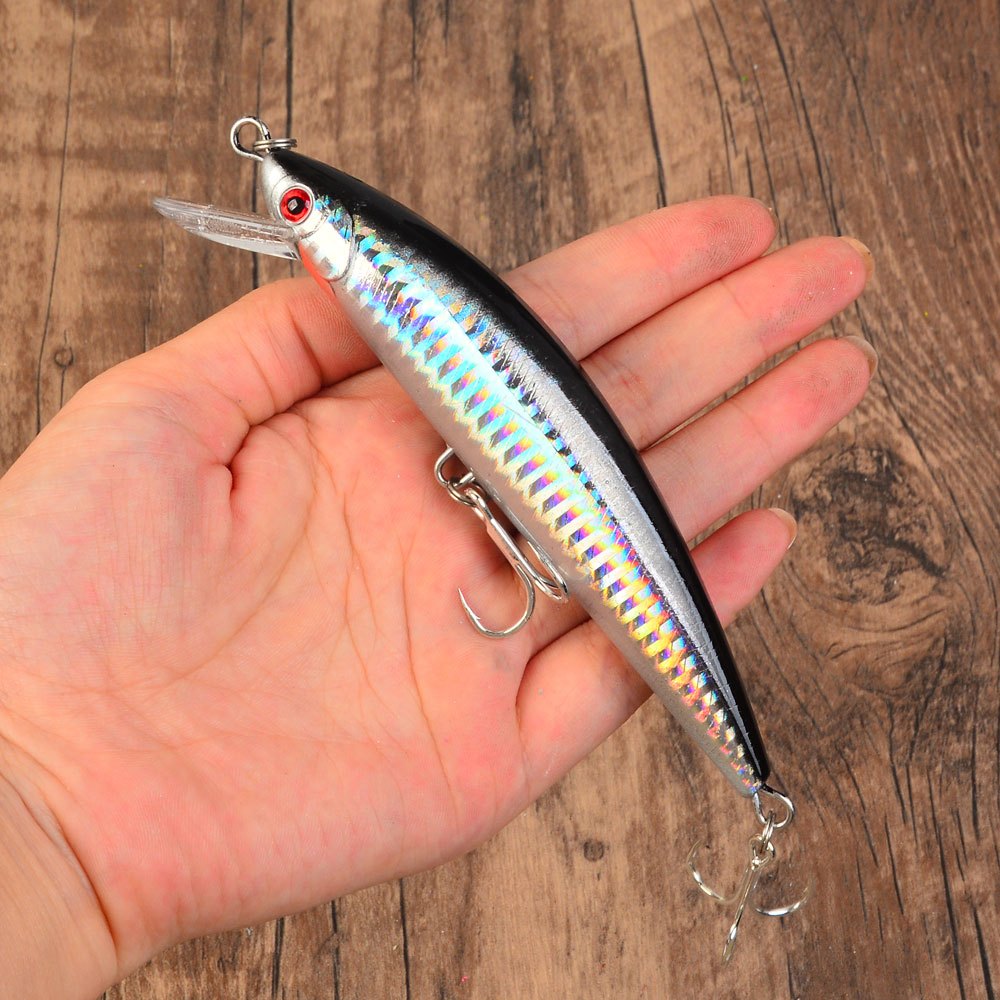 TEMU Señuelo duro de pececillo hundible, 1 pieza, 13 cm/41 g, para y , lanzamiento de larga distancia para pesca en de , señuelo biomórfico