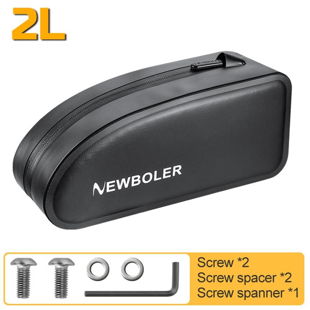 Image of Car Bag Guache Version Top Tube Bag Screw Installation, Outdoor Riding Portable Bicycle Top Tube Bag-durable Bike Accessory