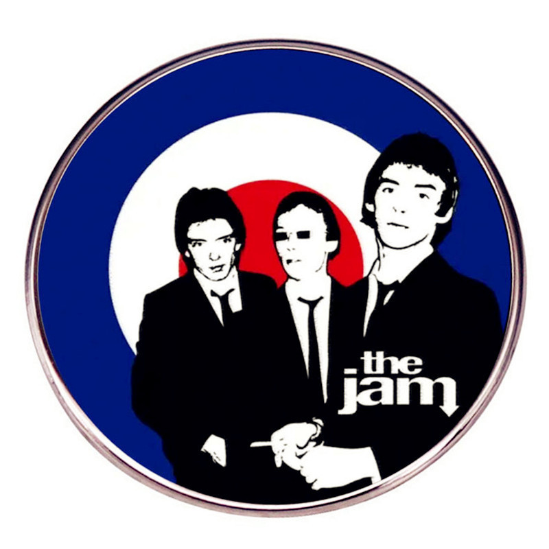 

Rock Punk Music Pin Badge Accessory Of The Is A Golden Badge Accessory.