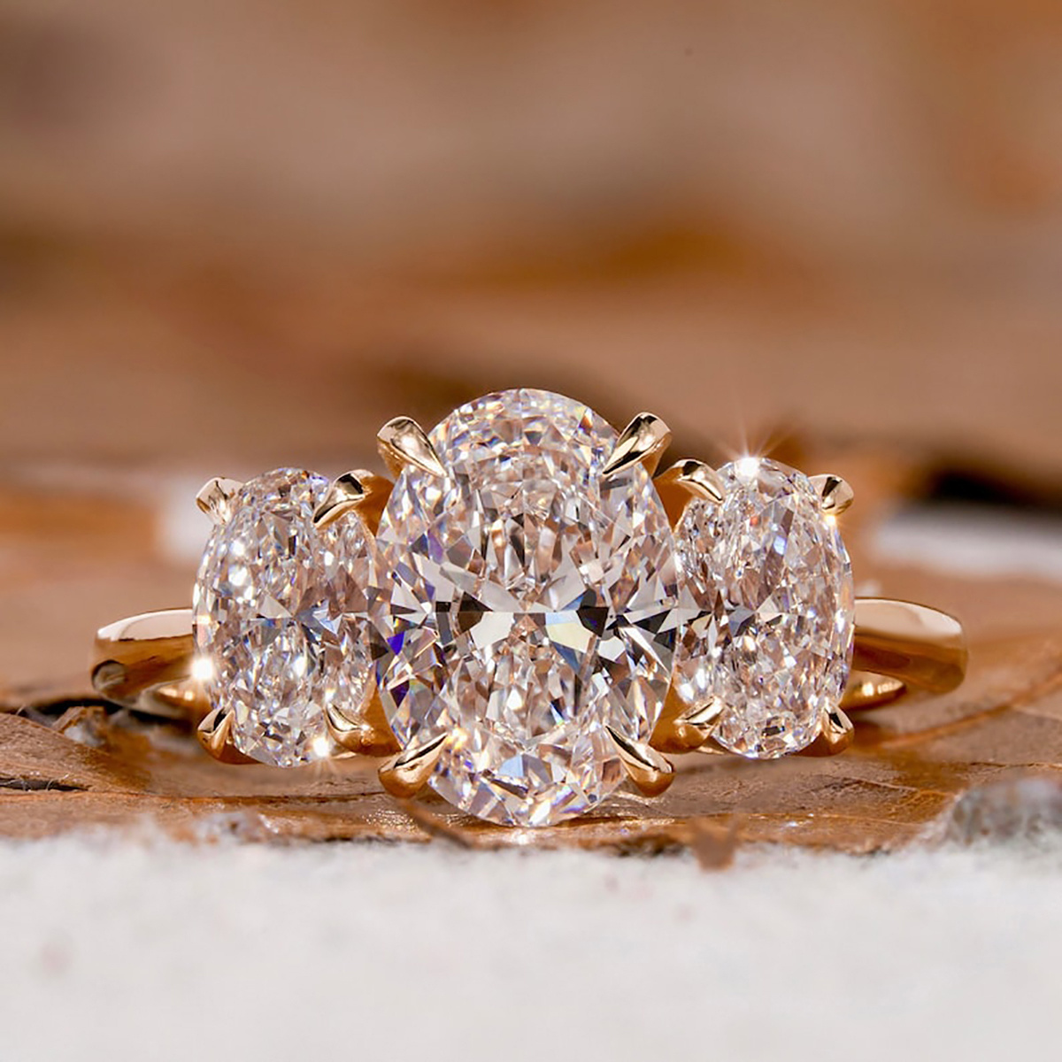 TEMU An Elegant And Exquisite Oval Ring, A Beautiful Jewelry Gift For Women, Perfect For Dating, Weddings, And As An Engagement Or Promise Ring