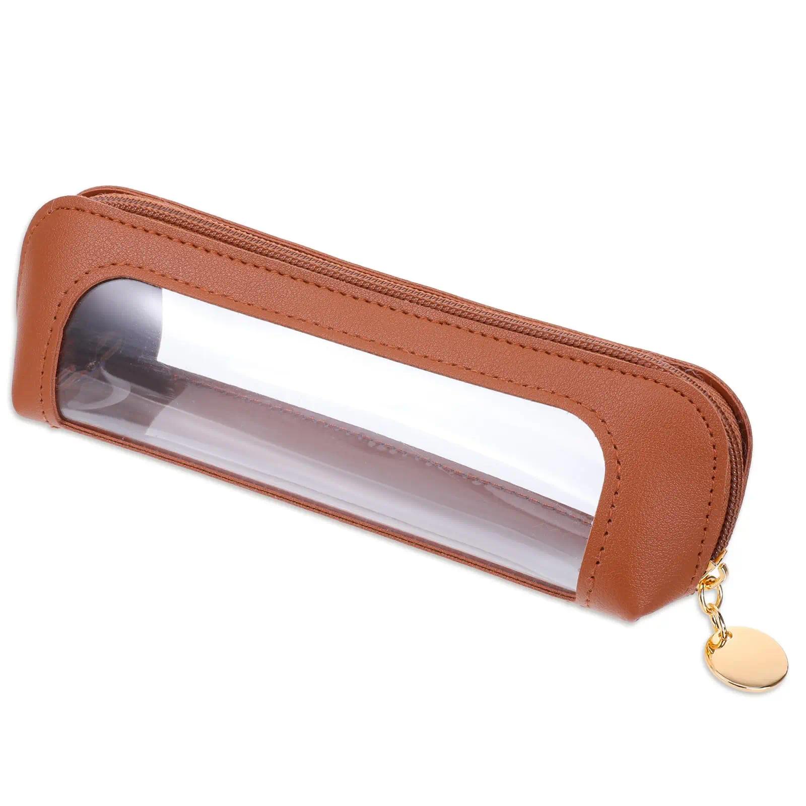 Neceser portátil para brochas de maquillaje, bolsa organizadora de brochas cosméticas con cremallera, bolsa de viaje   para artículos de   y papelería