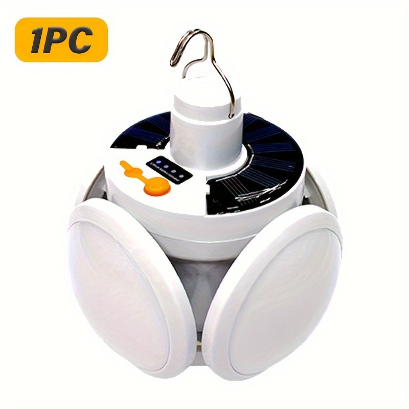 TEMU A Foldable Ball Light That Charged Power Or Usb, Featuring 5 Different . This Portable Lantern, Designed With A Hook, Is Ideal For Settings Such