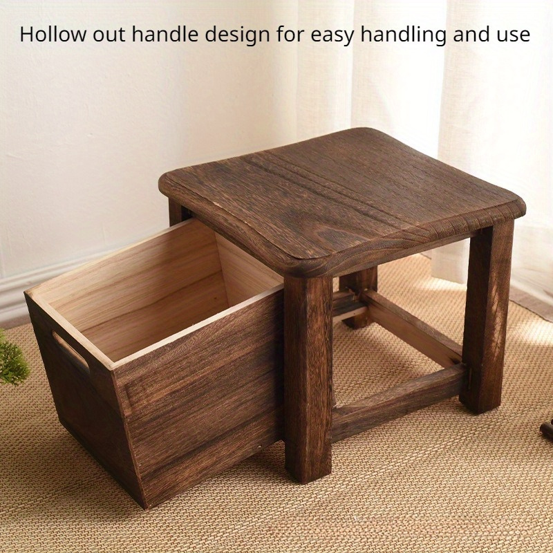 

Wooden Stool Drawer - Armless, Non-padded