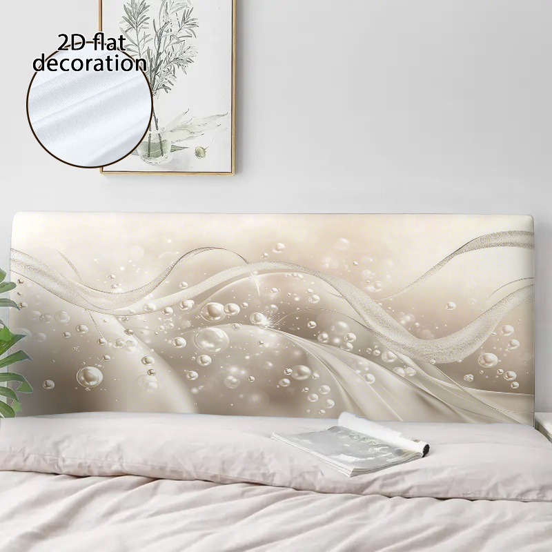 TEMU -1 pz Copricapo Letto 2D con Motivo Piatto in Stile Nastro di Perle " ", Protezione per Letto Disponibile in , Compatibile con Tipi di ,