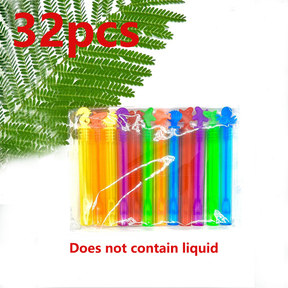 TEMU 32 Mini Marine Animal Bubble Sticks (without Liquid), Suitable For Children's Birthday Party Gifts, Classroom Carnival Prizes, Gifts For Bubble