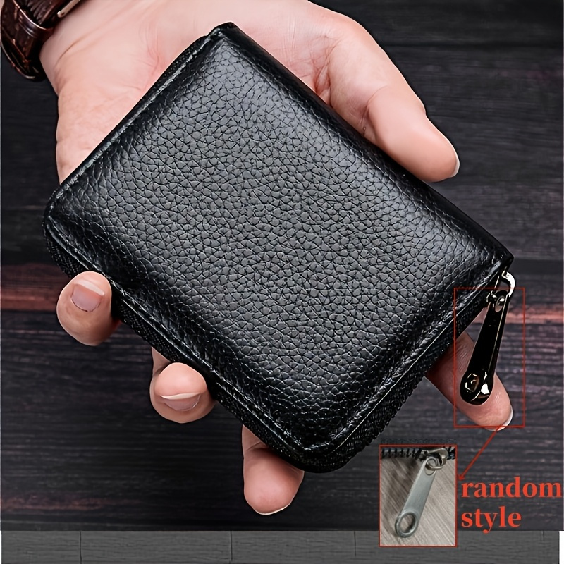 Men'-thin Zipper Wallet, Lightweight And Durable , Multi-functional Coin Pocket Storage, Daily Commuting Mini Wallet, Easy And Fashionable Construction Style, Accessory For , [ In ]