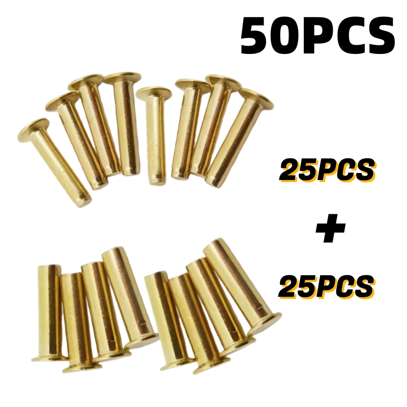 TEMU Set di 10/24/50 | Estremit� 4x16mm, Adatti per Artigianato, Maniglie per Porte Interni, Manici per Coltelli da Cucina, per Manici di Coltelli,