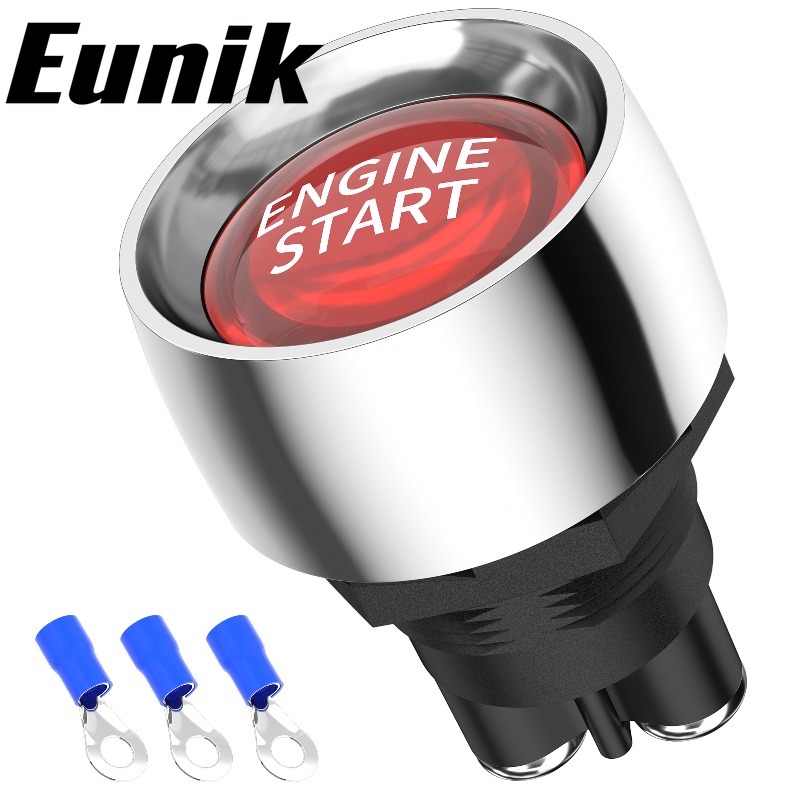 12v 50a Push Button Start Ignition Switch - Momentary Engine Starter For Car, Truck