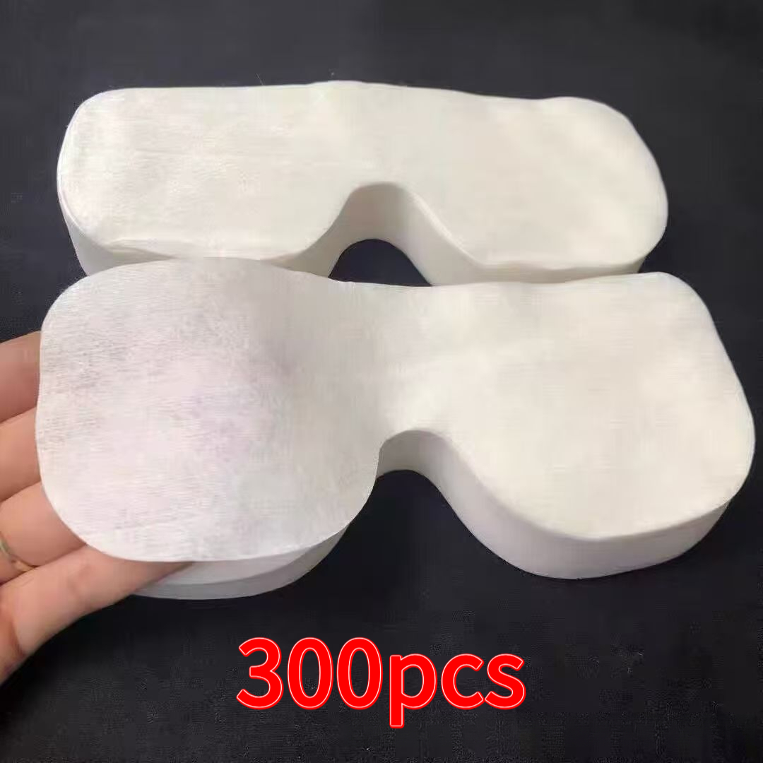 TEMU 300pcs Patchs pour Autocollants Jetables Masque pour Papier Lunettes Film Papier Spécial Autocollant, Outil de humide de beauté Convient pour de