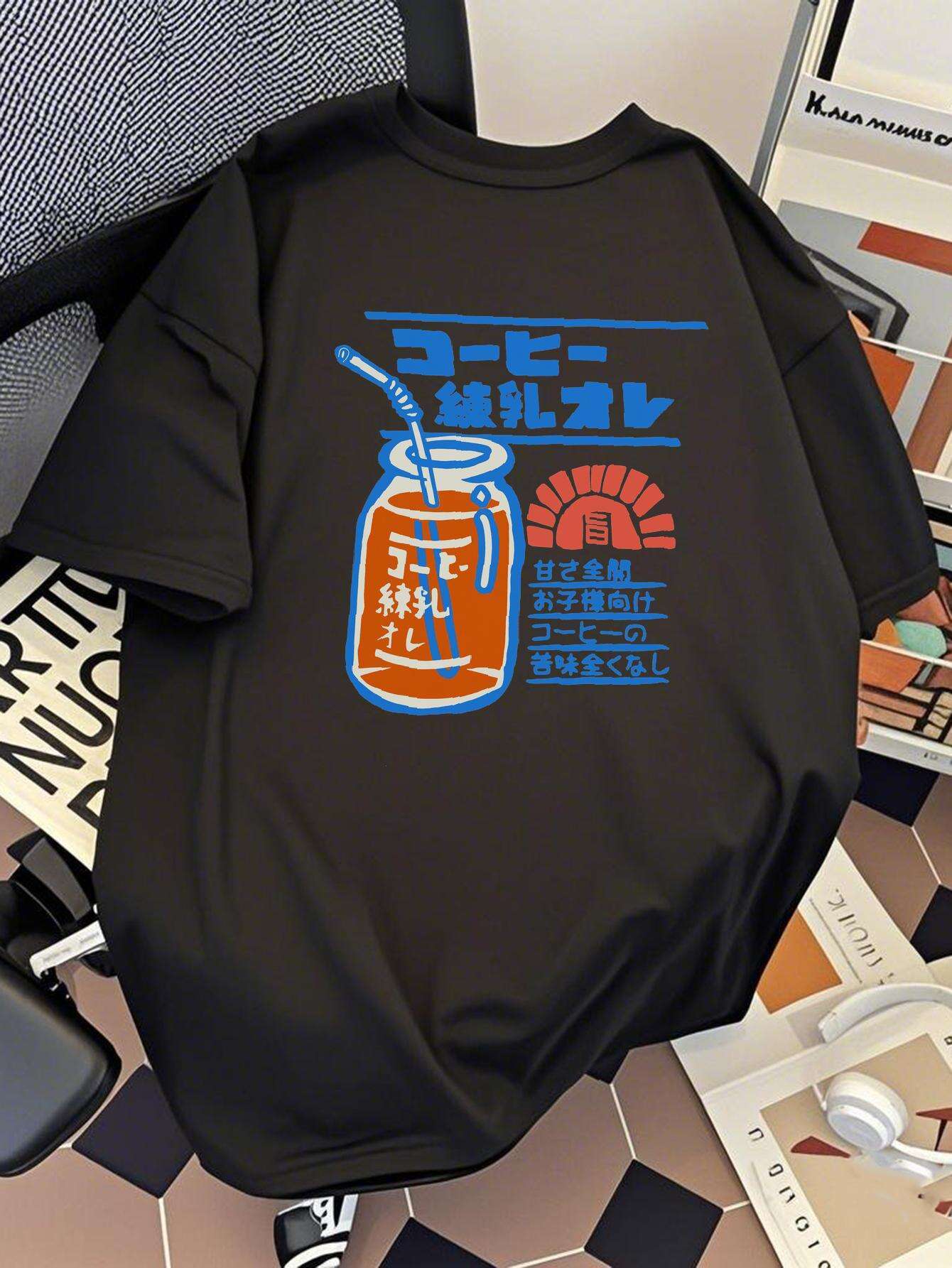 camiseta oversize algodón hombre estilo hip hop Temu Colombia