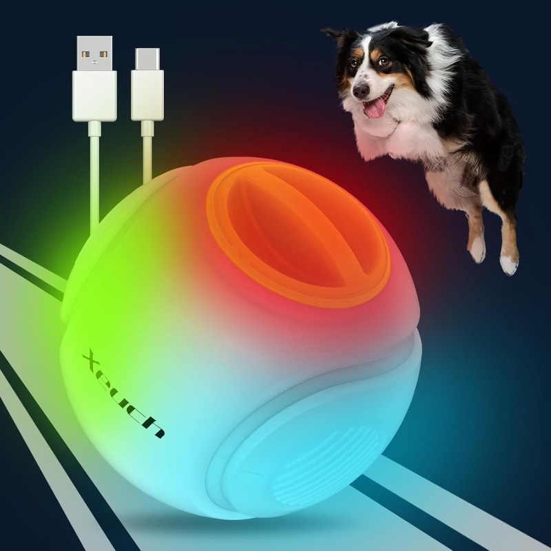 dog glow ball sold on Temu United States