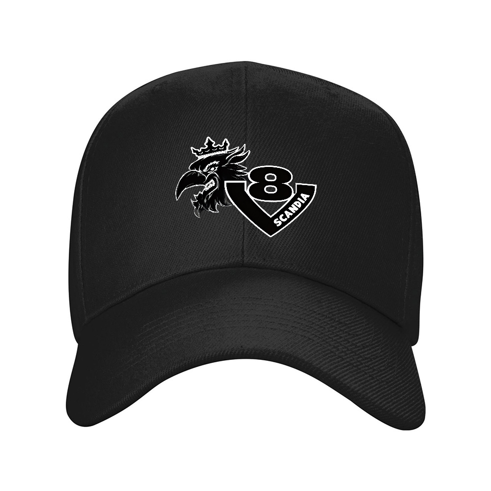 TEMU 1pc Scandia Team Logo Baseball Cap For - Unisex Adjustable Suitable For Dia De Los Muertos, Chinese New Year, Mother' Day, Casual Polyester Hat