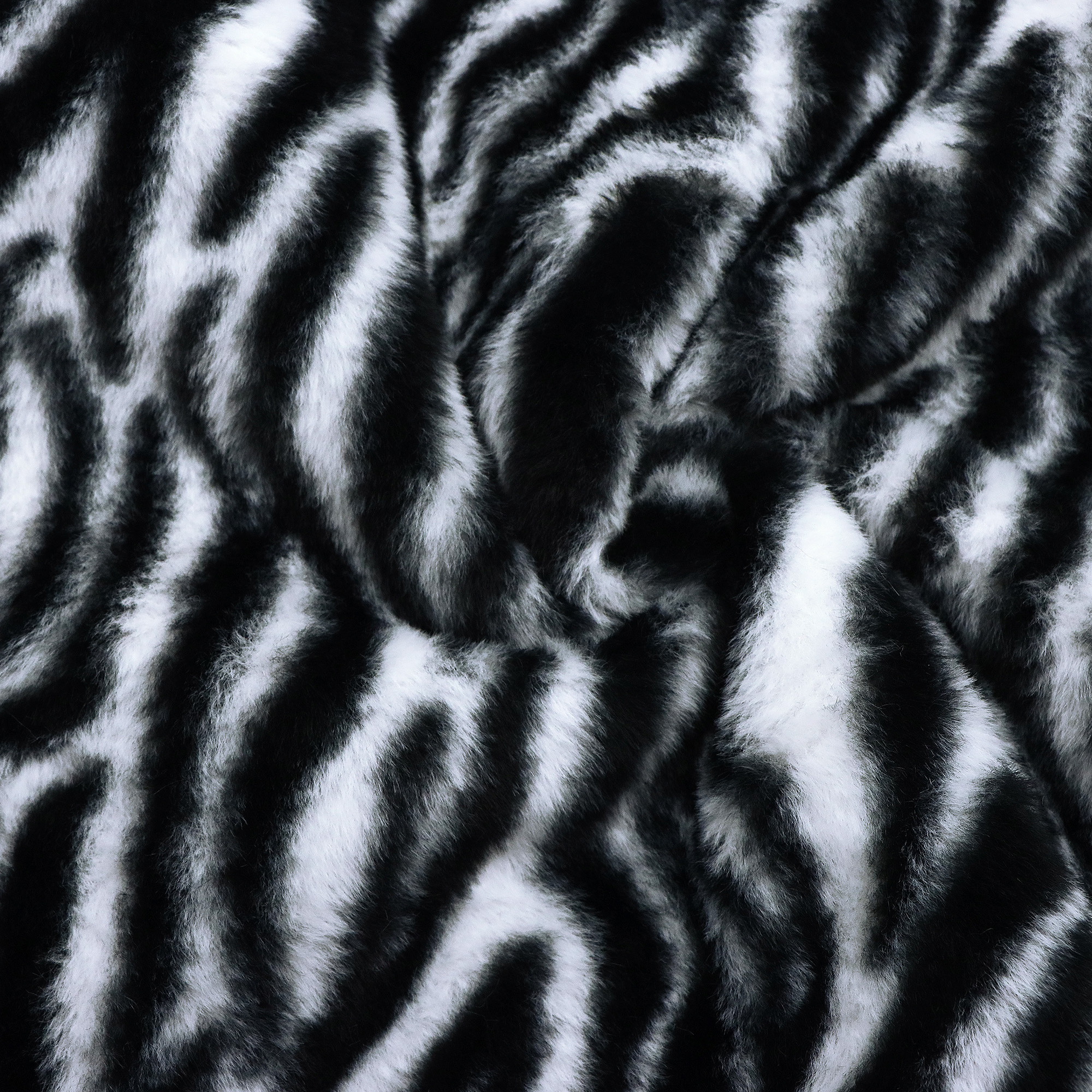 E-shop 1 Stück Zebrastreifen Samtstoff - 66.93x19.68 Zoll (170x50 cm) 100% Polyester Weiches Material, Vorgeschnittener Stoff für Kissen, DIY Nähen