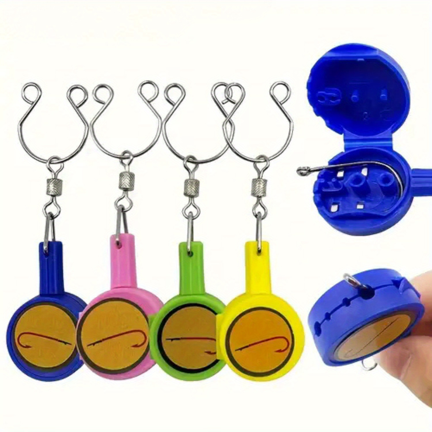 TEMU 5pcs Of Fishing Knot Tie Tool - Durable Abs Knot Tie Device For - Ice Fishing And - For Labor Day, Father's Day, Teacher's Day Gifts