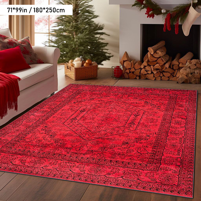 TEMU 1pc Soft Carpet Compatible For Living Room Bedroom - Plush Rug Suitable For Hallway, Jumbo Sizes , Machine Washable,,, Modern Traditional