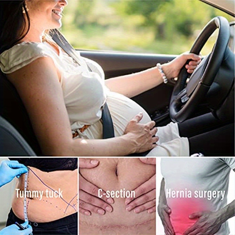 Car Seat Belt Adjuster Anti-Choking Belly Support Fetal Tummy Strap  Pregnancy Driving Accessory Maternity Safety Harness Suitable for Women,  Expectant