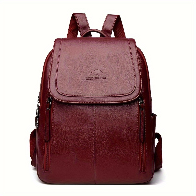 2026 New Multi-functional Spacious Pu Soft Backpack For Ladies, Ideal For