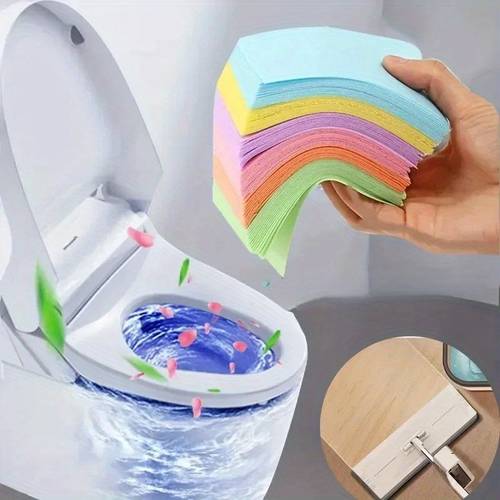 Jasmine Scented Toilet & Floor Cleaner Tablets (30pcs) - Smokeless Citric Acid Formula - Effortless Stain Removal & Surface Brightening