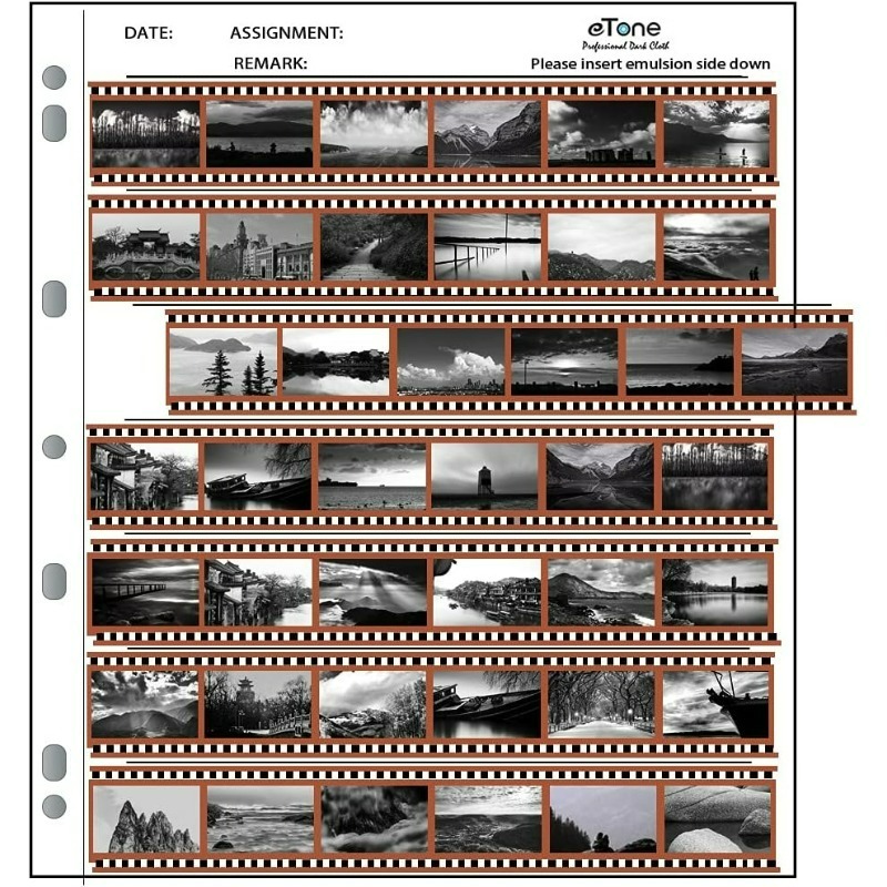 set da 10 pezzi, foglio professionale per negativi da per , pagina per conservazione pellicola, dimensioni, senza e senza , antiossidante e antigraffio, per archiviazione di pellicole sfuse, per fotografici e archivisti professionisti Dettagli dell'articolo 3
