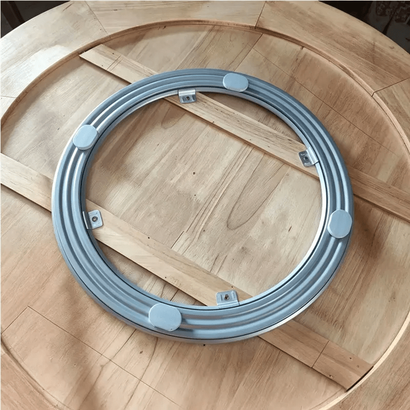 TEMU 15/19 Inch Dining Table Lazy Susan Base, Round Table Lazy Susan Bearing, Suitable For Solid Wood/glass Round Tables, Household Dining Table Lazy