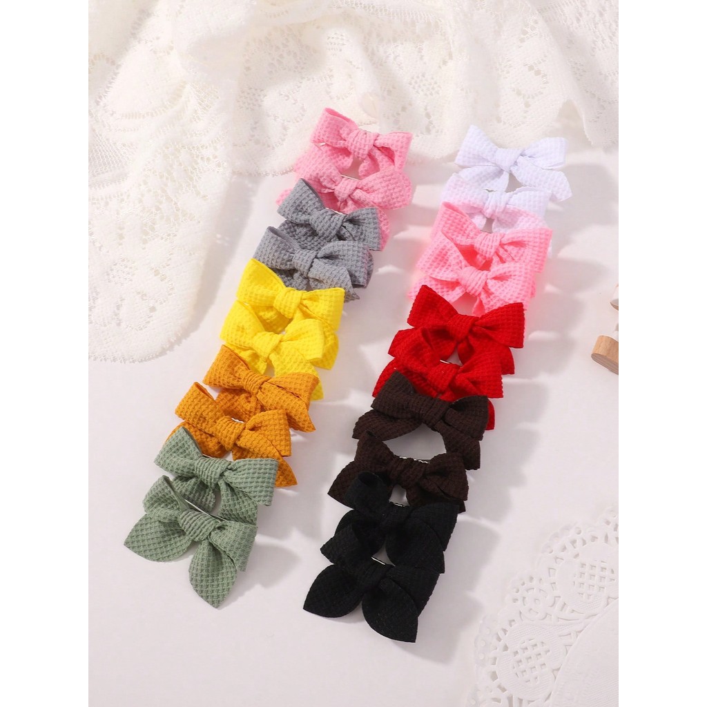 TEMU Paquete de 20 pinzas para el pelo con , pinzas para el pelo de diseño , accesorios para el pelo exquisitos de tejido gofrado, adornos para el