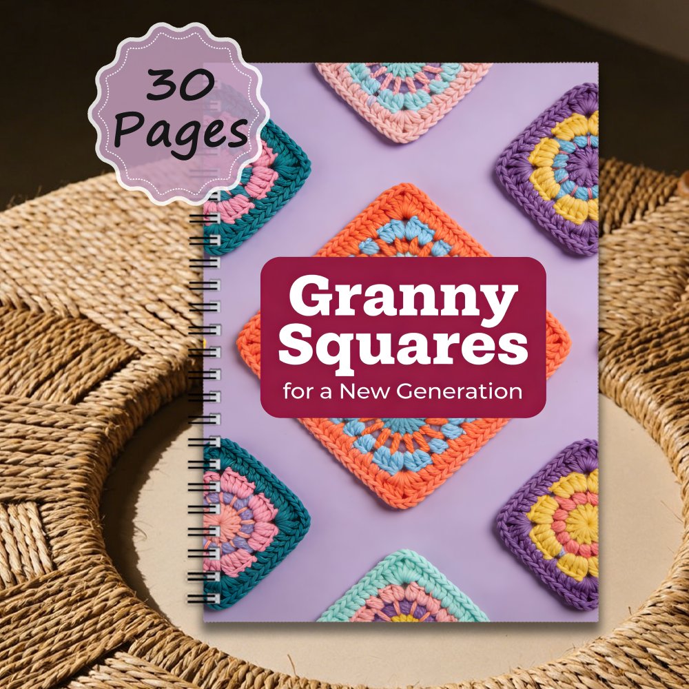 TEMU 1pc Spiral Bound Crochet Journal - Crochet Project , Yarn And Hook Organizer, Record Keeping, Portable Notebook, For Knitting, Handmade Doll