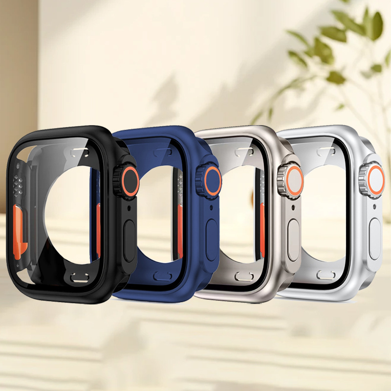 4pcs hard pc case watch 45mm 41mm 44mm 40mm 42mm 46mm Temu Kuwait - Main Image