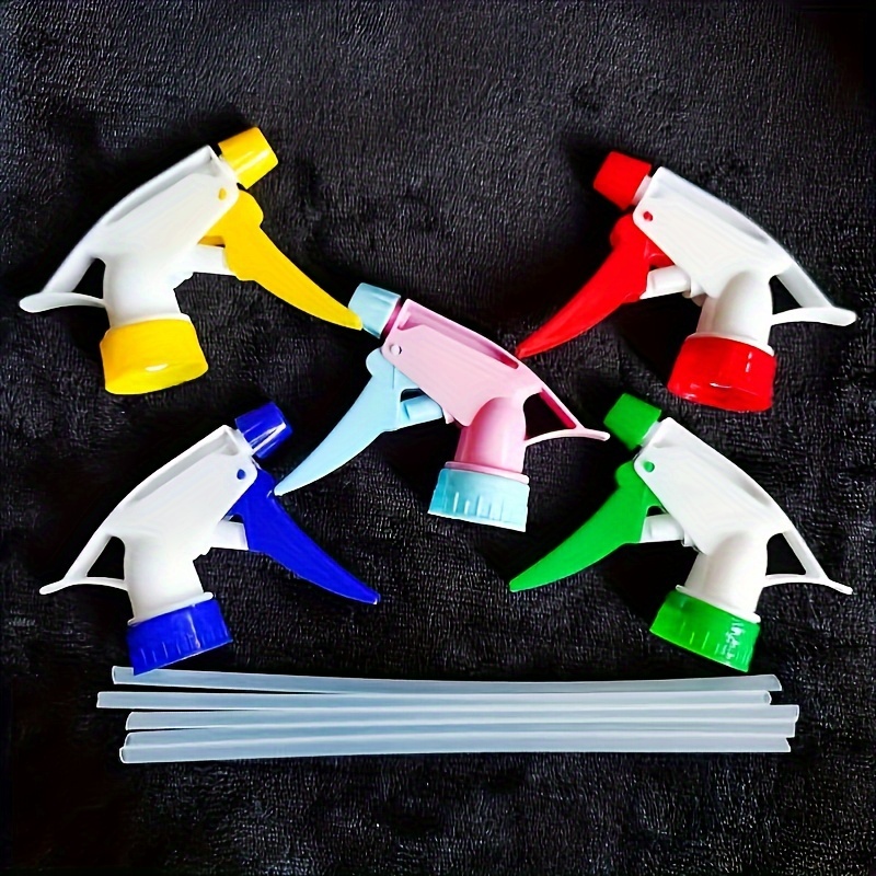 TEMU Buse de pulvérisation universelle 2 pièces couleurs aléatoires (avec paille), tête de pulvérisateur d'arrosage à pression manuelle, compatible