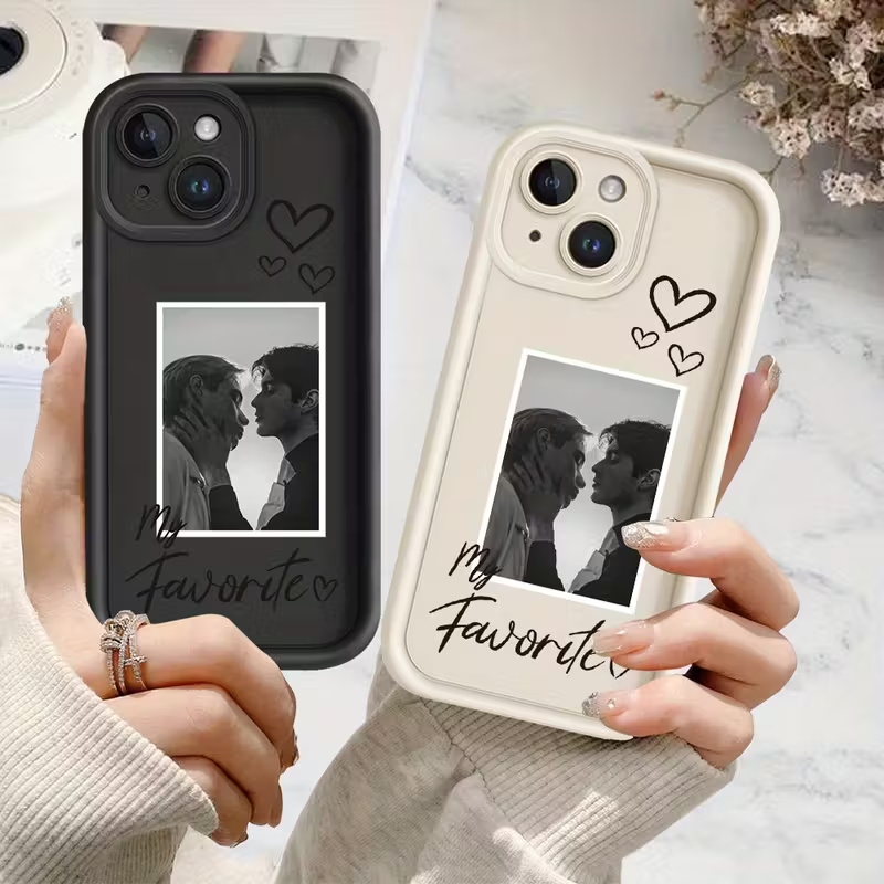Couple Mobile Cover Silicone Couple Cases Control Escape Couple Glass Case Mobile Phone Cover