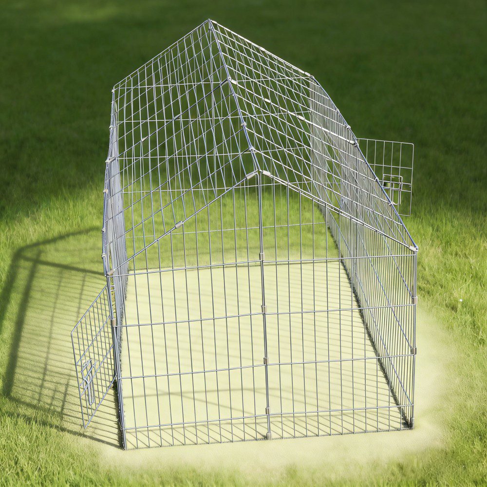 Outdoor Rabbit Hutch And Small Animal Cage Measuring 180 X 75 X 75 Cm, Suitable For Rabbits, Bunnies, And Guinea Pigs, Serving As A Free-range Pen