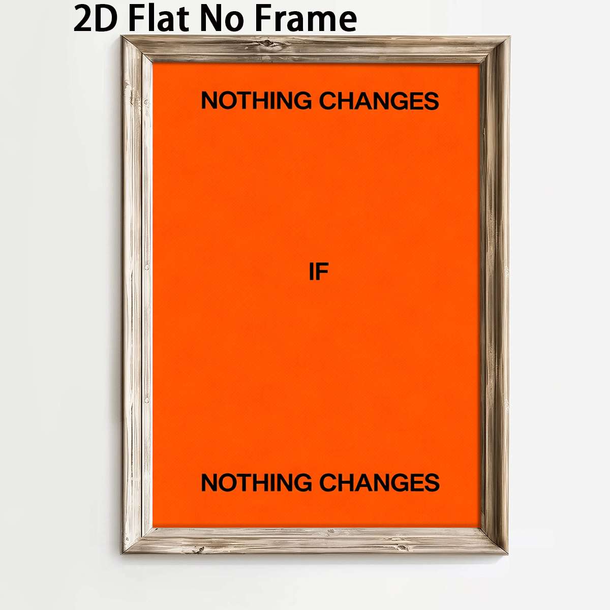 TEMU 2d Flat, 2d Flat, 1pc 2d Flat Modern Quote Art Posters Abstract , Unframed Canvas Prints For Home Decor, Ideal For Living Rooms, Bedrooms, And