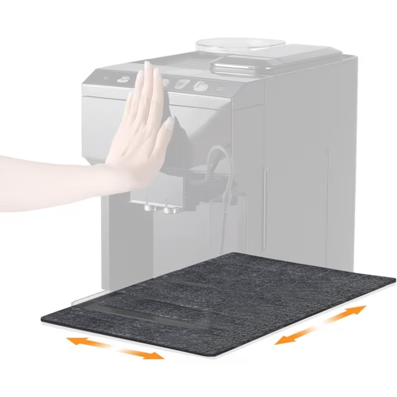 E-shop Kompatibel mit DeLonghi 1 & Kaffeemaschinenmatte – auslaufsicherer, rutschfester Boden, rutschfest, geeignet für Espressomaschinen, für DeLonghi
