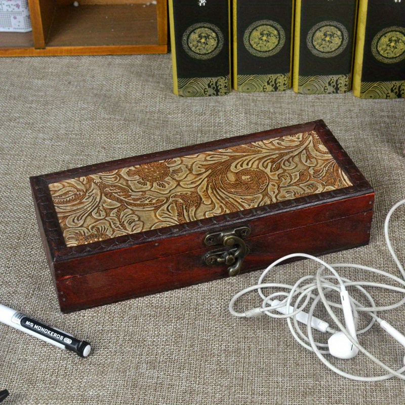 Retro Desktop Miscellaneous Box for Jewelry Storage