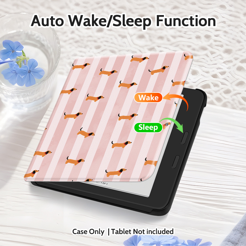 TEMU 1pc E-reader Protective Cover, Compatible With E-book Reader Colored Protective Cases: 7-inch (libra Color 2024/ Libra 2) & 6-inch Color/ Bw,