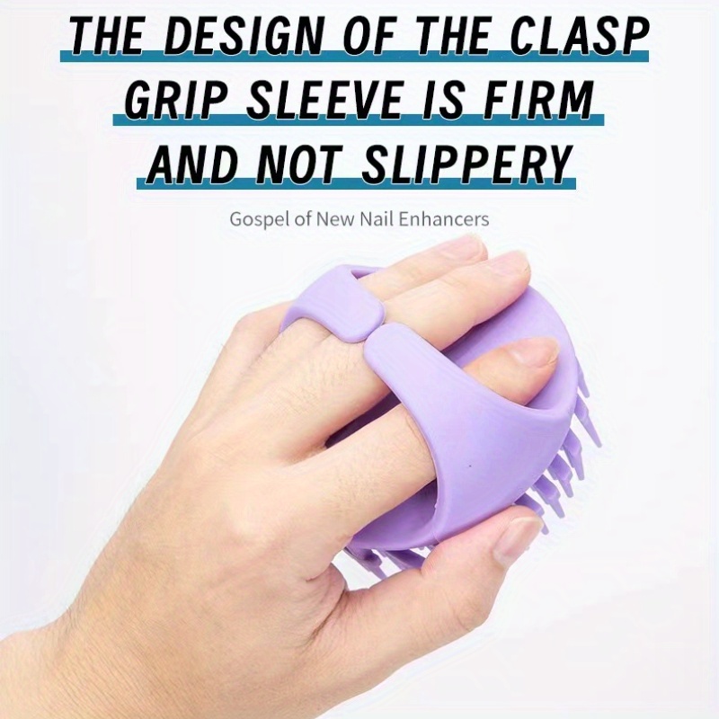 4pcs Silicone Body Brush Set - Long Handle Back Cleaning Brush, Gentle Hair and Facial Brush, Handheld Bath Brush - Non-Electric, Non-Slip Handle, Deep Cleaning and Massage Tool