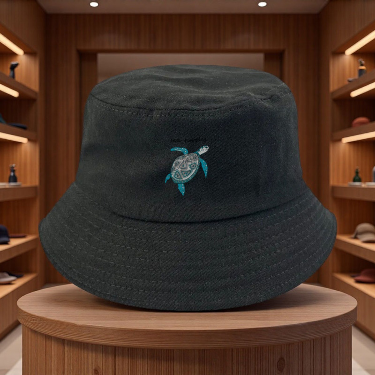 2026   turtle gifts classic retro bucket hats for everyone featuring trendy sports prints   casual outdoor activities   in   seasonal colors