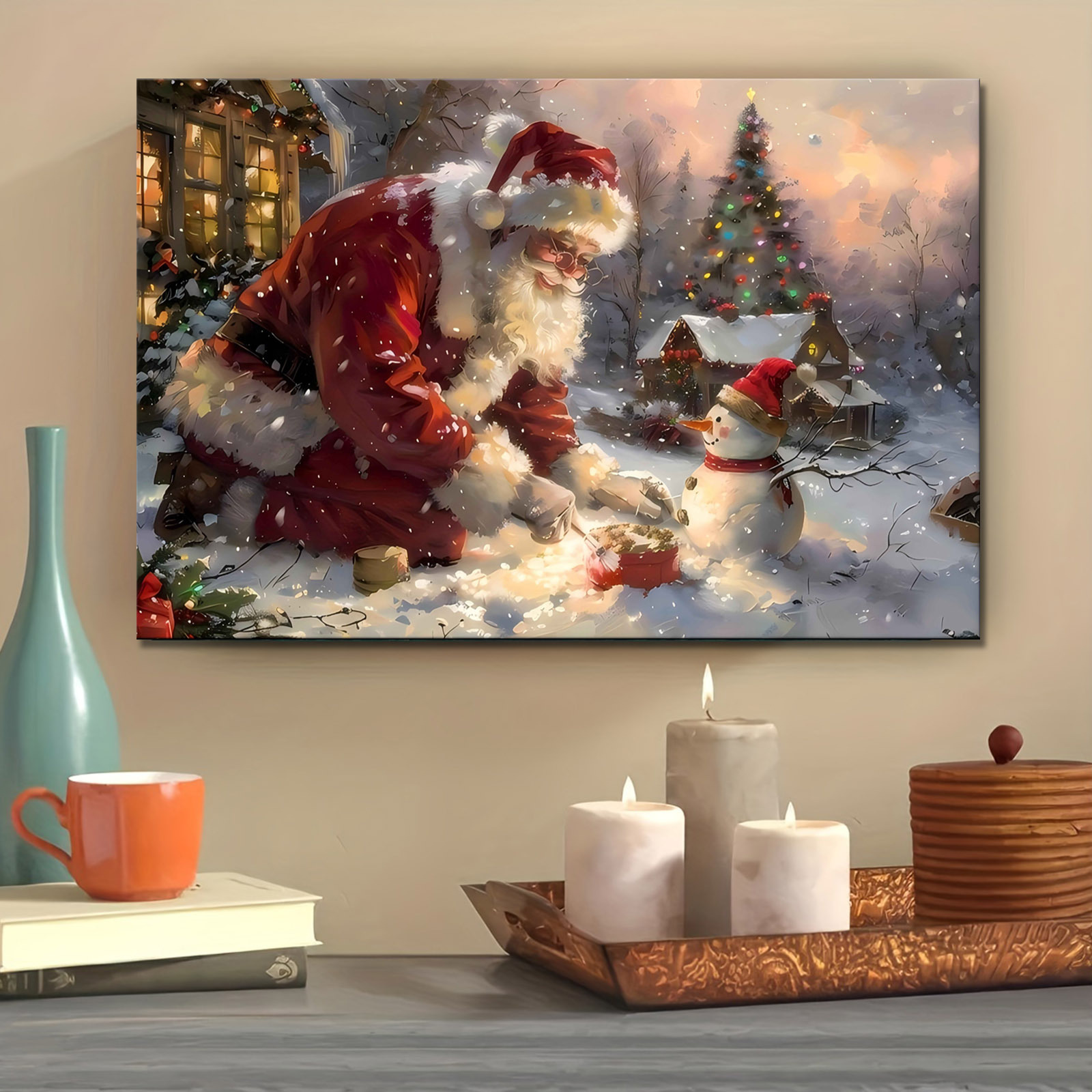 

Christmas Art - Wooden Twinkling